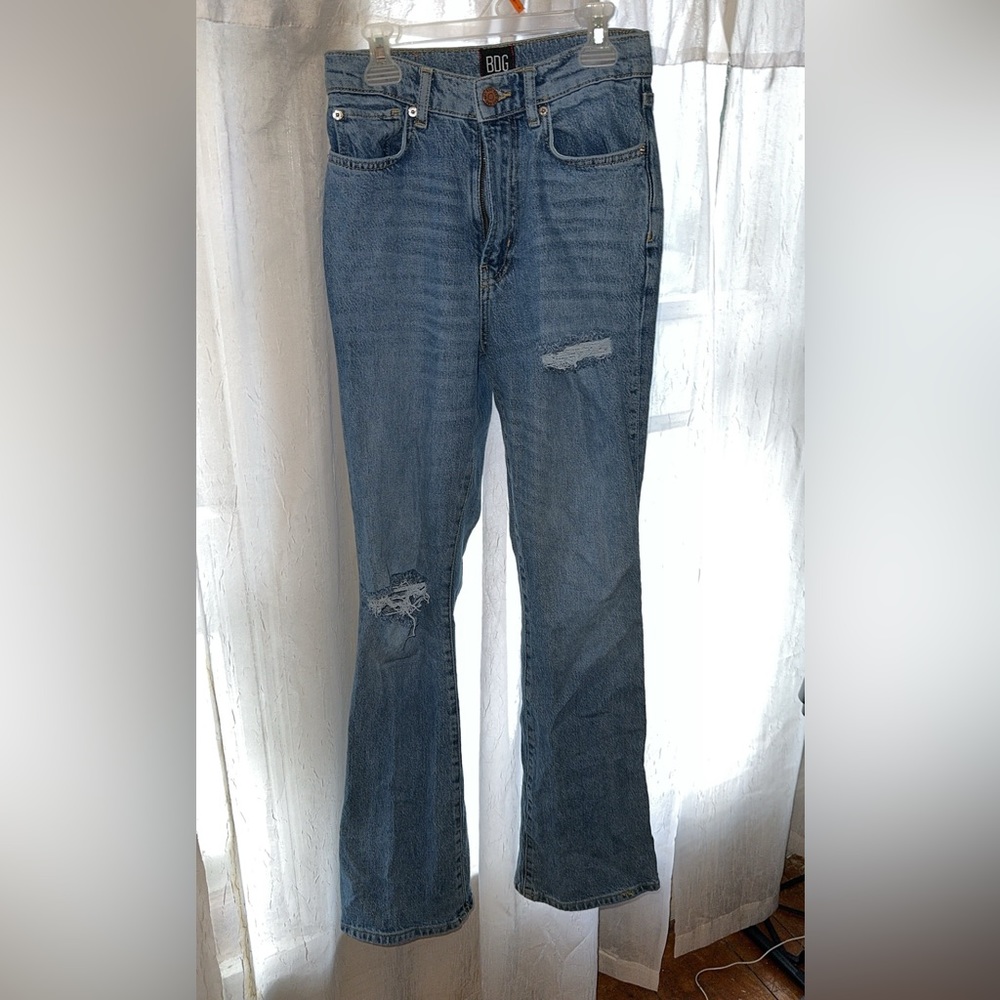 Bog, high-rise, stretch, flare, jeans